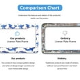 thumbnail image 4 of Watercolor Blue Whales License Plate Frames for Women Men Car Plate Holder Cover Metal Tag Aluminum Car Accessories Front Rear Plate Decor, 4 of 6