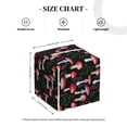 thumbnail image 4 of Tissue Red Mushrooms Box Cover Holder, Square by Xecao - Leather Decorative Organizer for Tabletop, Bathroom, Car, Office, 4 of 8