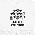 thumbnail image 4 of Inktastic Mommy Daddy Little Valentine Girls Toddler Dress, 4 of 5