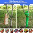 thumbnail image 4 of PEACNNG Tree Trunk Protector 2 Pack 2 Size Plastic Spiral Tree Guard  Tree Wrap to Protect Saplings Plants from Deer  Cats Rodents Mowers (Green), 4 of 7