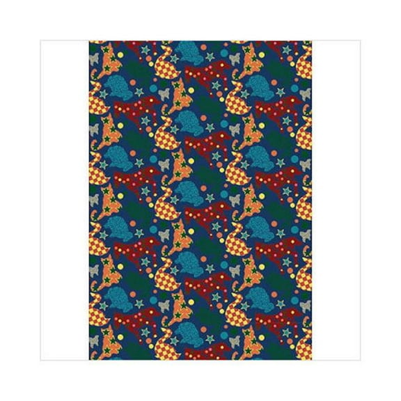 Animal Crackers 7 ft.8 in. x 10 ft.9 in.  WearOn Nylon Machine Tufted- Cut Pile Just for Kids Rug