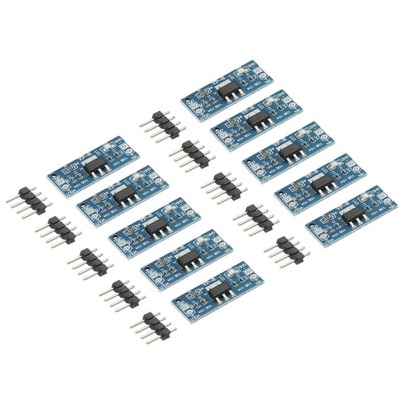 Uxcell DC-DC Buck Converter Voltage Regulator AMS1117 3-12V to 1.5V 0.8A Blue with Frequency Pin Pack of 10