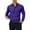 Dark Purple, variant on Men's Slim Fit Long Sleeve Shirt, Smooth Fabric Button Down, Tailored Design Perfect for Dinner Dates & Semi-Formal Events Gray M