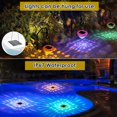 thumbnail image 7 of YFGEFTR Solar Powered and USB Rechargeable Floating Pool Lights, 5.3 Inch IP68 Waterproof Pool Lights That with Remote Upper and Lower Glow 600mAh Hangable Solar Light for Pond, 7 of 7