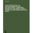 thumbnail image 1 of Personenmen des Mittelalters / Nomina Scriptorum MIDII Aevi (Pma) (Édition Allemande), 1 of 5