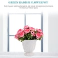 thumbnail image 3 of Urn Planter White Plastic 1Pcs 9.24X9.24X7.66in, 3 of 8