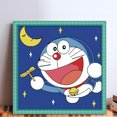 thumbnail image 2 of Kit Casa Punto Cruz Doraemon Bordado Cuentas Impresas 9CT 40x40cm, 2 of 9