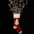 thumbnail image 3 of 2 piezas de medias de árbol de Navidad bolsas de regalo de Navidad colgantes bolsas de dulces de lana de punto decoraciones de Navidad brillar Electrónica, 3 of 5