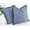 Blue, variant on 18×18 Blue Organic Cotton Throw Pillow Covers With Decorative Fringe Boho Farmhouse Cushion Cover with Tassels Linen Like Textured Accent Pillowcases for Bed Couch Chair Sofa Living Room, Set of 2