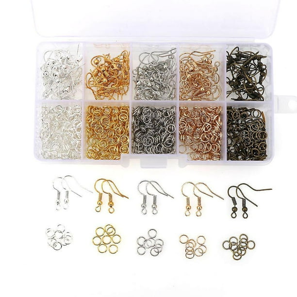 BR Accesorios para hacer joyas Cierres ganchos y anillas para pendientes Walmart en linea