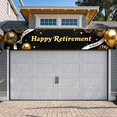 thumbnail image 6 of LUUFILx Retirement Celebration Banner Colorful Party Decorations Backdrop Background Happy Event Supplies Photography Props Retirement Party Decor, 6 of 8