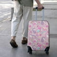 thumbnail image 3 of Pink Unicorns Flamingos Pattern Luggage Cover Fashion Suitcase Cover Baggage Covers Fit 25-28 Inch Luggage (Go Travel), 3 of 5