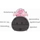 thumbnail image 2 of Girls Alarm Clock, Silent Clock With Night Light & Loud Alarm, Pink, 2 of 2