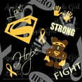 thumbnail image 3 of Superhero Fighter - Childhood Cancer Awareness Girls Leggings, 3 of 4