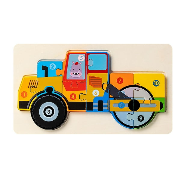 Vehicle Shape Wooden Puzzles For Toddlers Cute Wooden Puzzles And