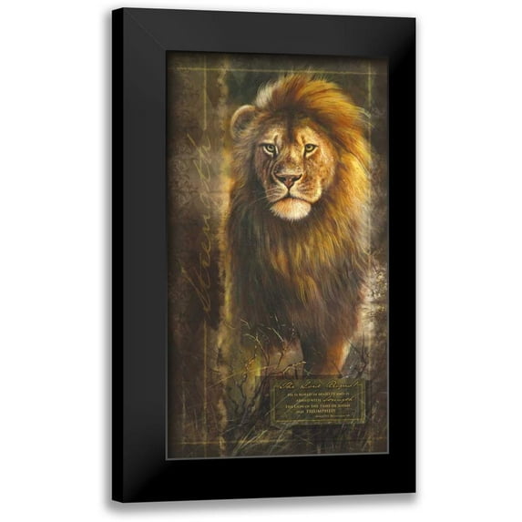 Carpentree 12x18 Black Modern Framed Museum Art Print Titled - Lord Reigns