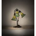 thumbnail image 1 of 16" High Stained Glass Pond Lily 3 Light Accent Lamp, 1 of 1