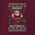 thumbnail image 3 of Wild Bobby Merry Blitzmas, Football Christmas Sweater Design | Holiday Unisex Boys Girls Graphic Youth T-Shirt, 3 of 5