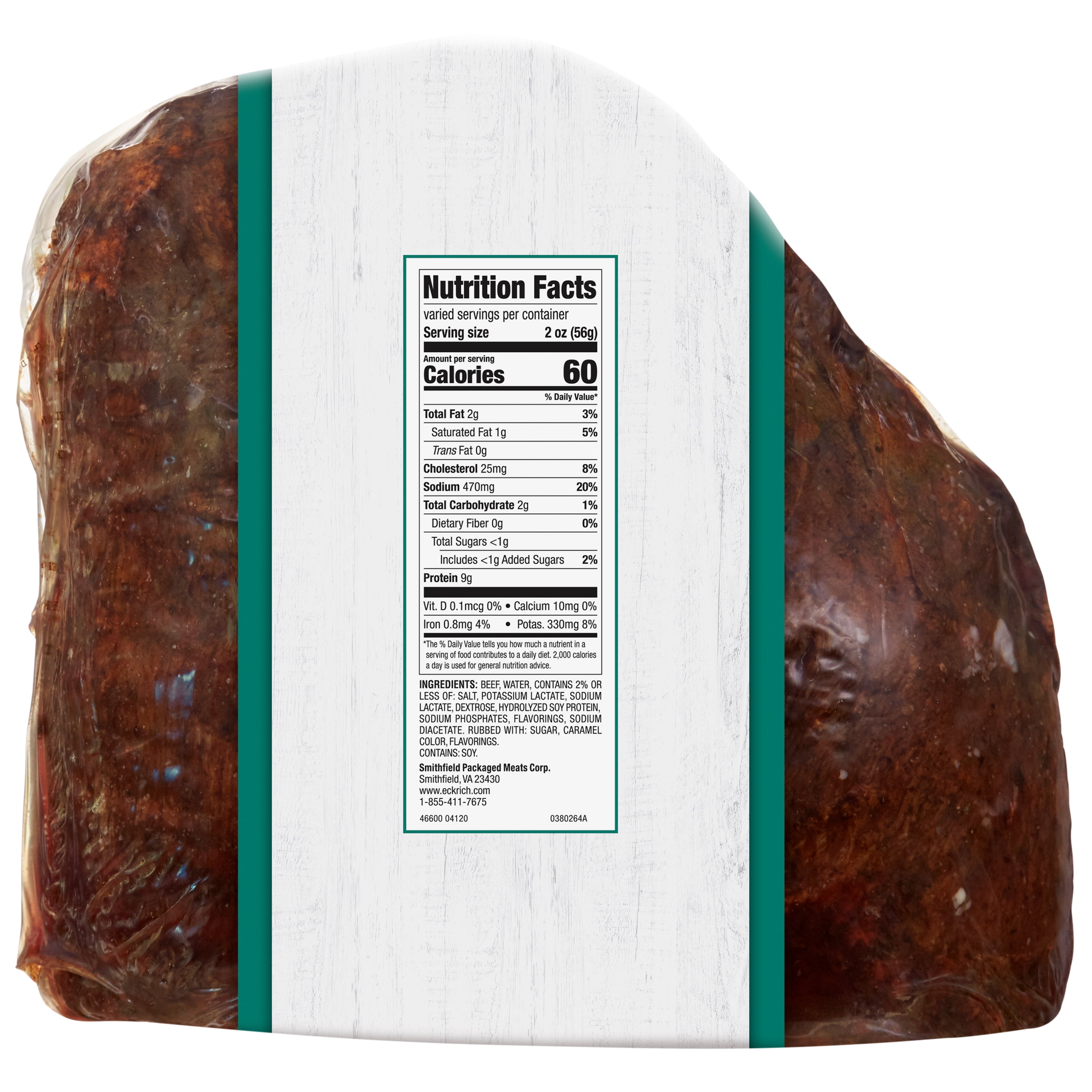 Eckrich Deli Extra Lean Top Round Roast Beef, Deli Sliced