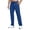 Blue, variant on Pants for Men Athletic Quick Dry Drawstring Pants for Hiking, Lightweight Straight Leg Pants with Zip Pockets Dark Gray S