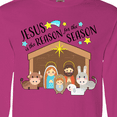 thumbnail image 4 of Inktastic Jesus is the Reason for the Season Christmas Nativity Long Sleeve T-Shirt, 4 of 5