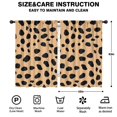 thumbnail image 2 of Blackout Kids Curtains,Leopard Print Childrens Insulated Curtains Set Of 2,Bedroom Essentials,Toddler Room Decor 42"x63"(106x160cm), 2 of 4