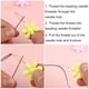thumbnail image 5 of Candy Flower Simple Aguja SHEPER COLORES Durabilidad Largos Servicios Sin deslizamiento Aguja Threader Thread Herramientas para coser 100 piezas Inevent HA012476-00, 5 of 7