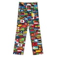 thumbnail image 3 of Flags Of All Countries Of The World Pajama Pants Loose Pajamas Female Breathable Home Trousers Leisure Sleeping Pants Large Size, 3 of 6
