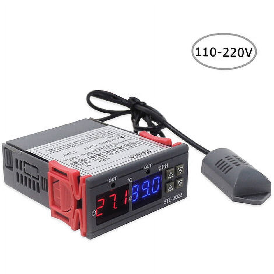 STC-3028 Temperature and Humidity Controller Digital Display Temperature and Humidity Controller 110-220 V 0IQPSXZLCF9
