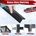 thumbnail image 5 of 5 Tier Garage Shelving Unit 72” H x 62” W, Heavy Duty Metal Storage Shelves 3050 lbs Adjustable Rack for Basement Warehouse Pantry, Black, 5 of 7