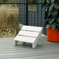 thumbnail image 6 of Highwood 2-pc Modern Adirondack Set with 1 Modern Folding Ottoman - Outdoor, Eco-friendly, Synthetic Wood, 6 of 6