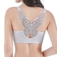 thumbnail image 3 of Gibobby Brasier Deportivo Para Mujer Sujetador con One Fab Fit para mujer Sujetador tipo camiseta Demi Sujetadores convertibles para mujer(Gris,90), 3 of 4