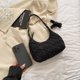 thumbnail image 3 of Bolso de hombro para mujer Bolso de nailon para axilas de moda para mujer (negro), 3 of 6