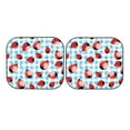thumbnail image 4 of Picia Flowers and Lady Bugs 2 Piece Car Windshield Sun Shade Foldable | Foldable Sun Shield for Front Window Blocks UV Rays and Keeps Your Vehicle Cool-Small, 4 of 7