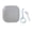 Gray, variant on Portable Denture Case, Retainer Cleaning Box with Lid Travel Dental Storage Container for Mouth Guard Teeth Cleaner 3.14in (Gray)