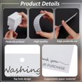 thumbnail image 4 of 160 Pcs Handmade Fabric Washing Instructions Hang Tag 3.5x2inch White Paper Washing Price Tags Material Care Cards Minimalist Symbols Washing Labels for Shirts Beanies Knitted Quilts, 4 of 6