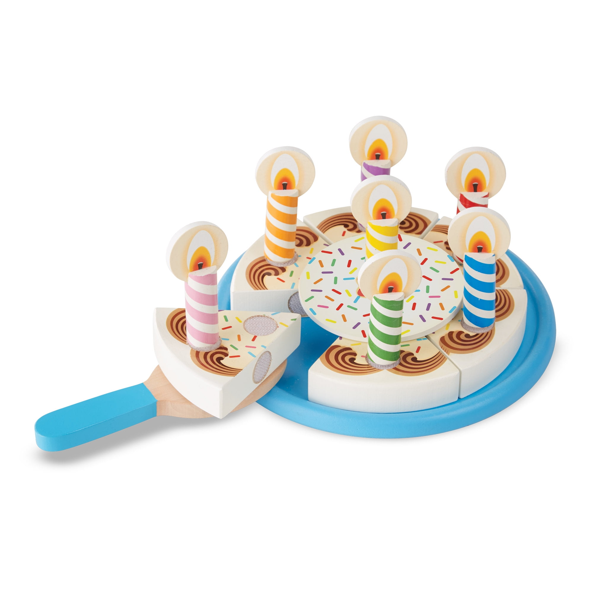 Triple-layer Party Cake Wooden Play Food Kitchen Grocery Melissa & Doug 4069 for sale online 