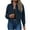 *Navy, variant on ClodeEU Women Cropped Fleece Jacket,Long Sleeve Faux Fuzzy Zip Up Plush Jacket Coat With Pockets Beige,Womens Plus M