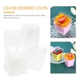 thumbnail image 4 of ZEHUANYU 50Pcs Delicate Dessert Cups Transparent Mousse Cups Household Pudding Cups for Dessert, 4 of 6