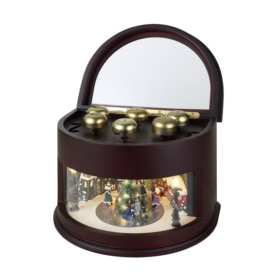 Mr. Christmas Animated Symphony of Bells Music Box - Skaters