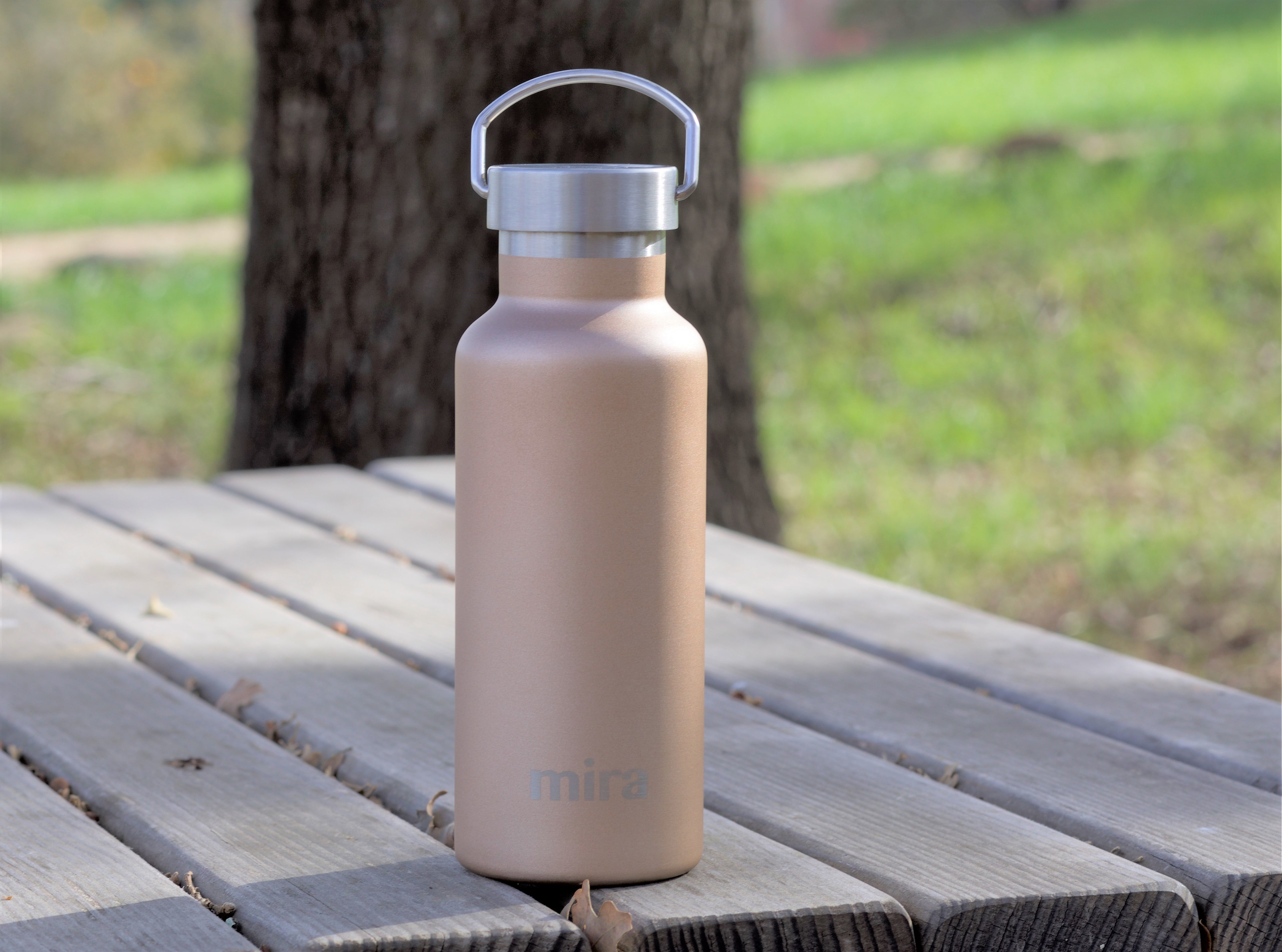 Mira Alpine Stainless Steel Vacuum Insulated Water Bottle with 2