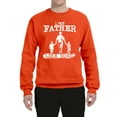 thumbnail image 2 of Wild Bobby,Like Father Like Sons Boy Dad Daddys Boy Gift, Father's Day, Unisex Crewneck Graphic Sweatshirt, Orange, Medium, 2 of 3