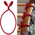 thumbnail image 3 of 12 guirnaldas navideñas de 50 cm. Cuerdas flexibles reutilizables para colgar coronas. Cintas para coronas para barandillas, escaleras, árboles y envoltorios artesanales., 3 of 7