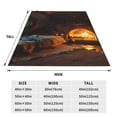 thumbnail image 3 of Balery Cozy Tree Hole Cabin Manta de Felpa Suave y Acogedora – Cobija de Franela Aterciopelada para Cama, Lavable y Cálida para Sofá, Mascotas, Transpirable-50"x40", 3 of 7