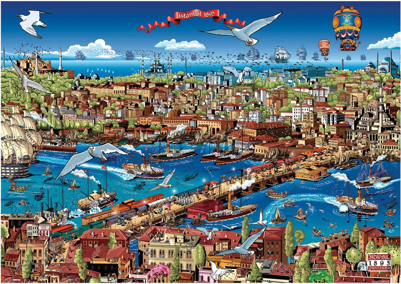 Anatolian Puzzle - Istanbul 1895, 3000 Piece Jigsaw Puzzle, 4921