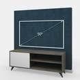 thumbnail image 6 of Ada Home Décor 2 Tier Venga TV Stand with Doors for TVs up to 53", White Oak, 6 of 7