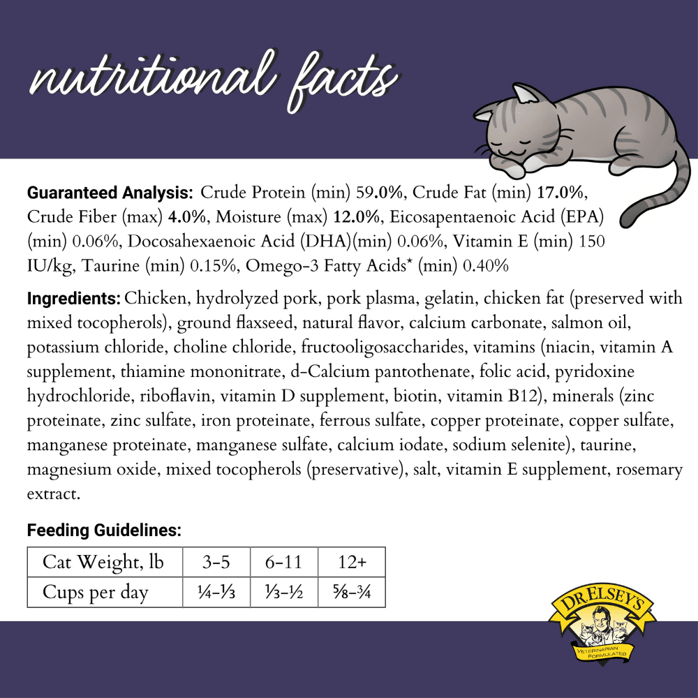 Dr. Elsey's cleanprotein Grain-Free Chicken Flavor Dry Cat Food for All Life Stages, 6.6 lb. Bag