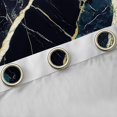thumbnail image 4 of Homewish Marble Texture Road Black Out Curtains,Modern Fluid Art Curtains Pack of 2 (42x63 Each),Gold Black Blue Bedroom Curtains For Girl,Microfiber Room Decoration, 4 of 6