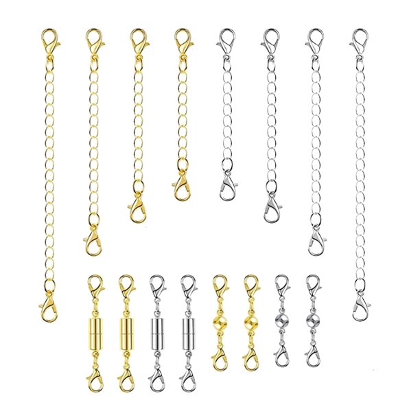 〖Hellobye〗Necklace Extender, Stainless Steel Extension Chain, Gold Silver