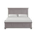 thumbnail image 2 of New Classic Jamestown Solid Wood California King Panel Bed in Gray, 2 of 8